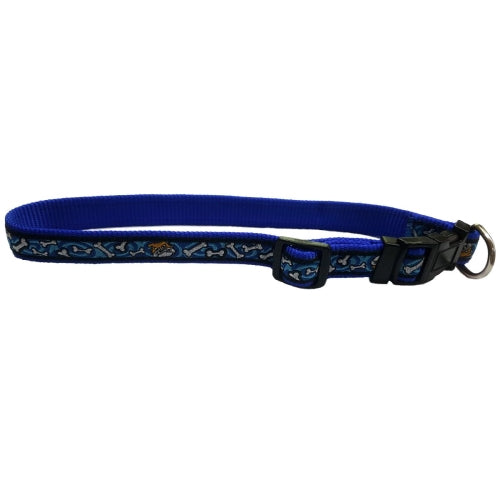 Collar Bull Hueso 15X250-380Mm. Azul