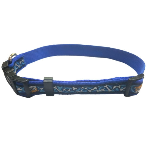 Collar Bull Hueso 15X250-380Mm. Azul