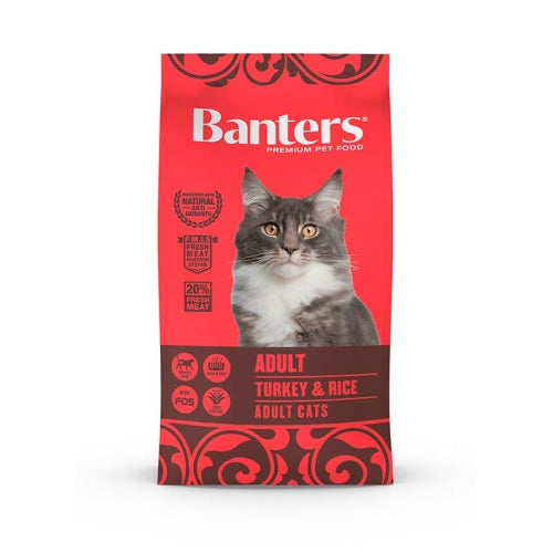 Banters Adult Cat Turkey&Rice 8 Kg
