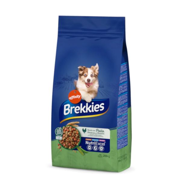 Brekkies Dog Receta Con Pollo 20 Kg