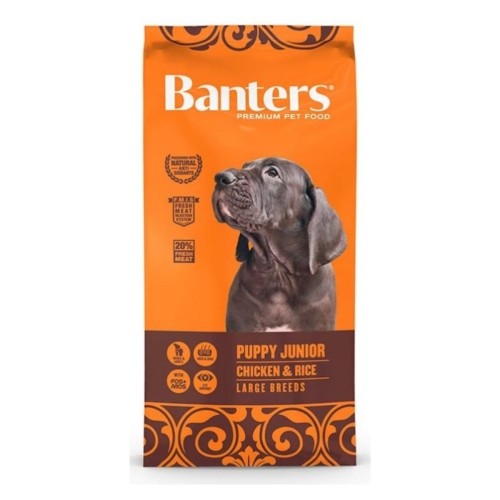 Banters Dog Puppy Large Chicken&Rice 3Kg