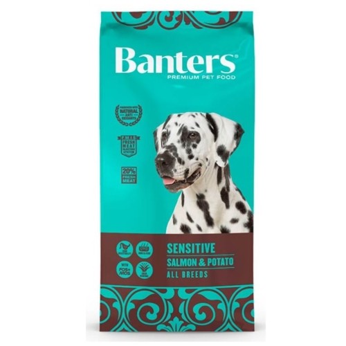 Banters Dog Sensitive Salmon&Potato 15 Kg