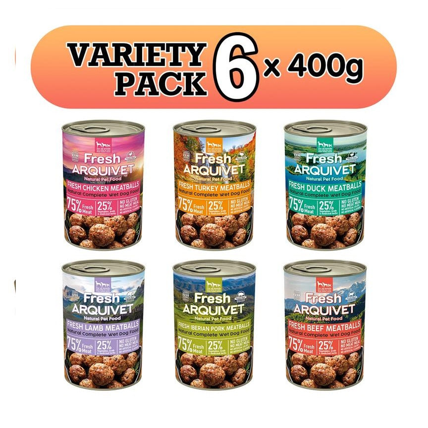 Variety Pack - 6 Unidades X 400 G - Arquivet Albondigas