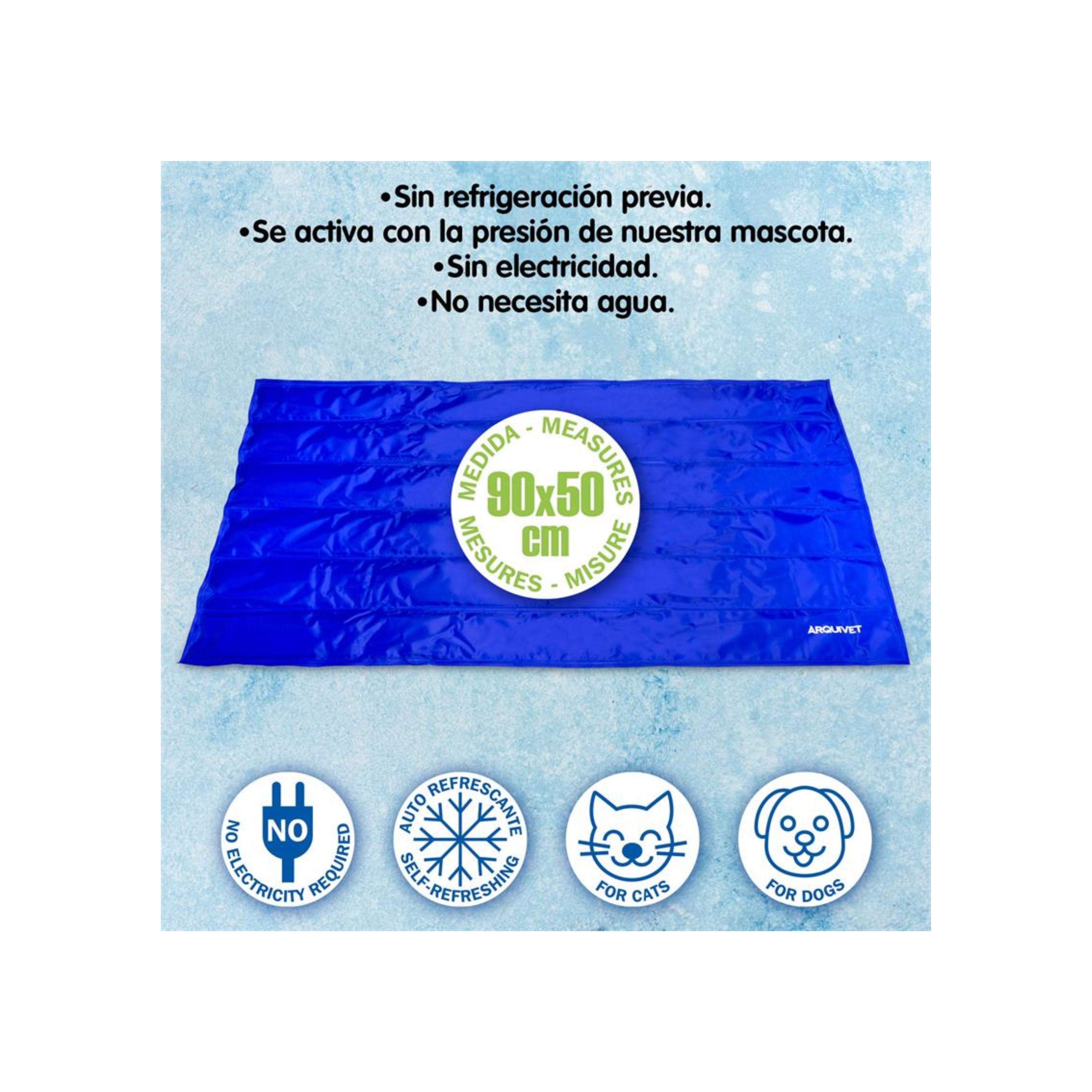 Alfombra Refrescante Perros Y Gatos 50X90 Cm
