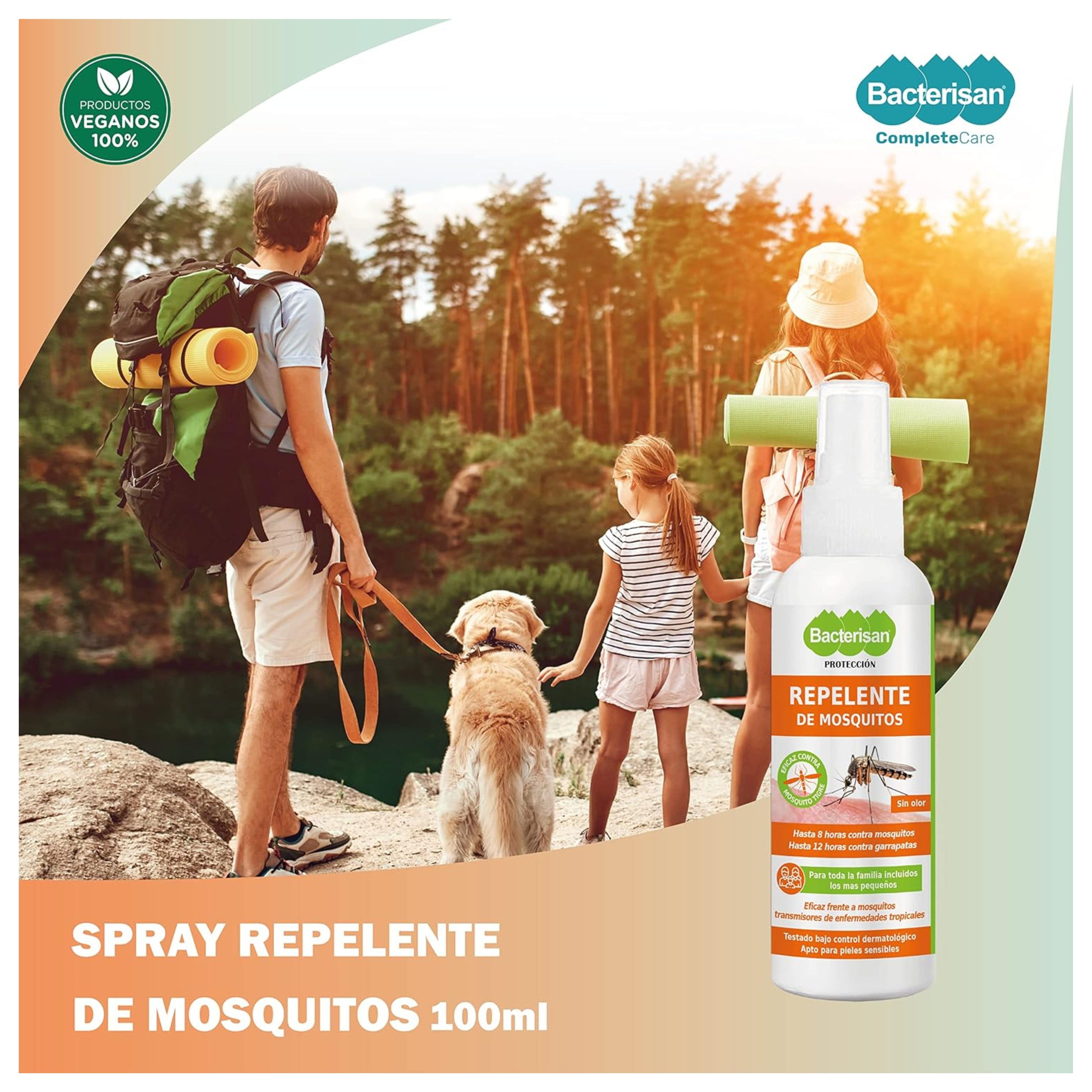 Bacterisan Repelente De Mosquitos Spray 100 Ml