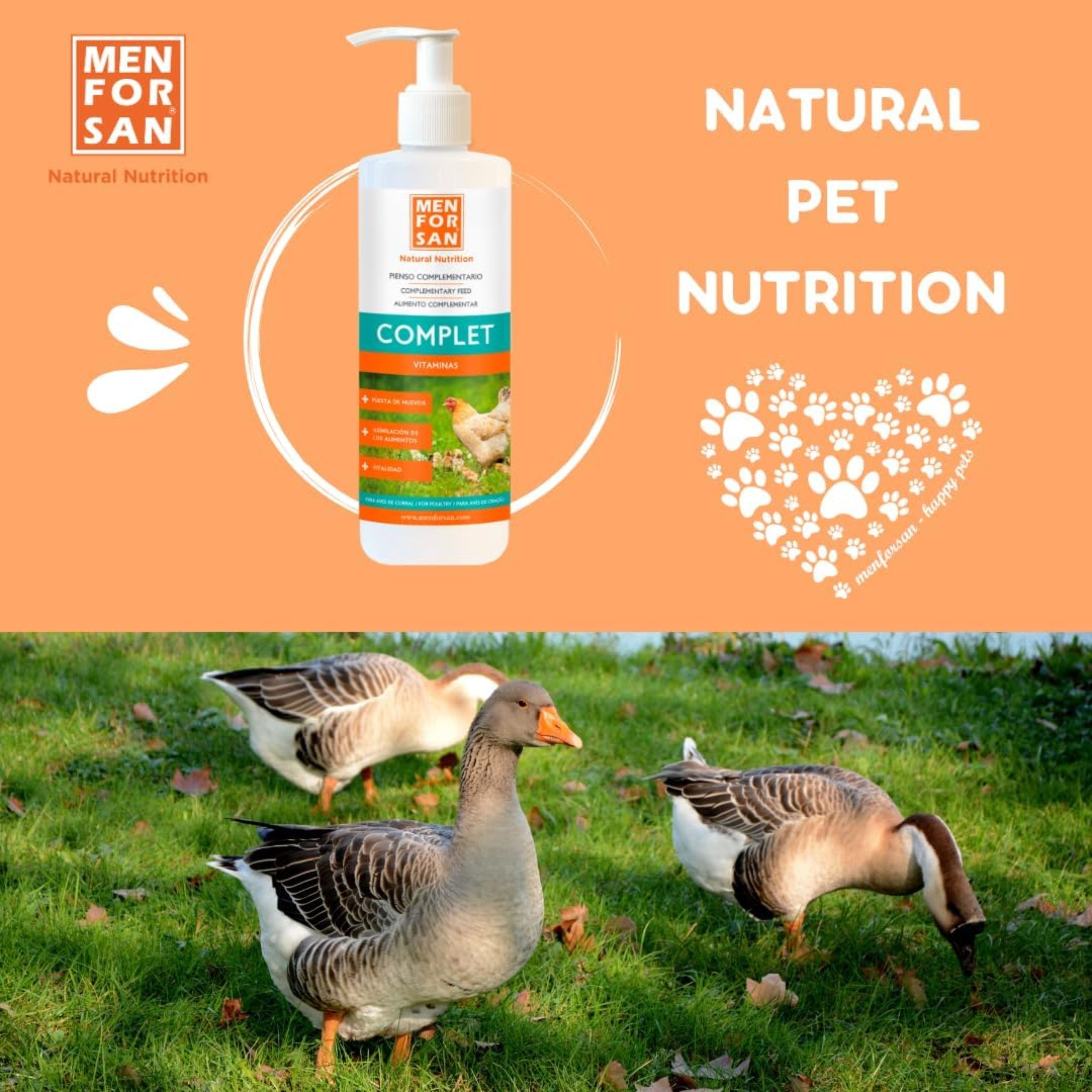 Alimento Complet Aves De Corral 500Ml Menforsan