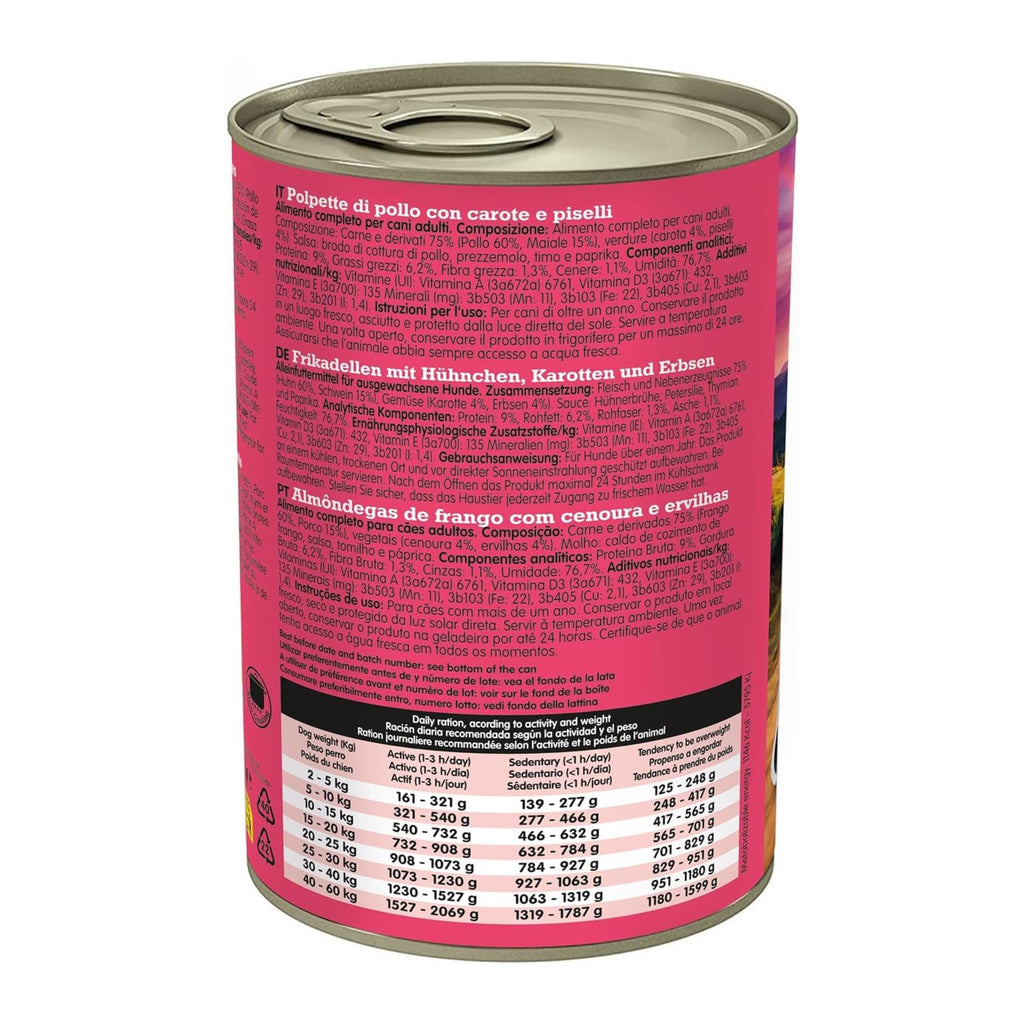 Albondigas Con Pollo & Zanahoria & Guisantes 400Gr