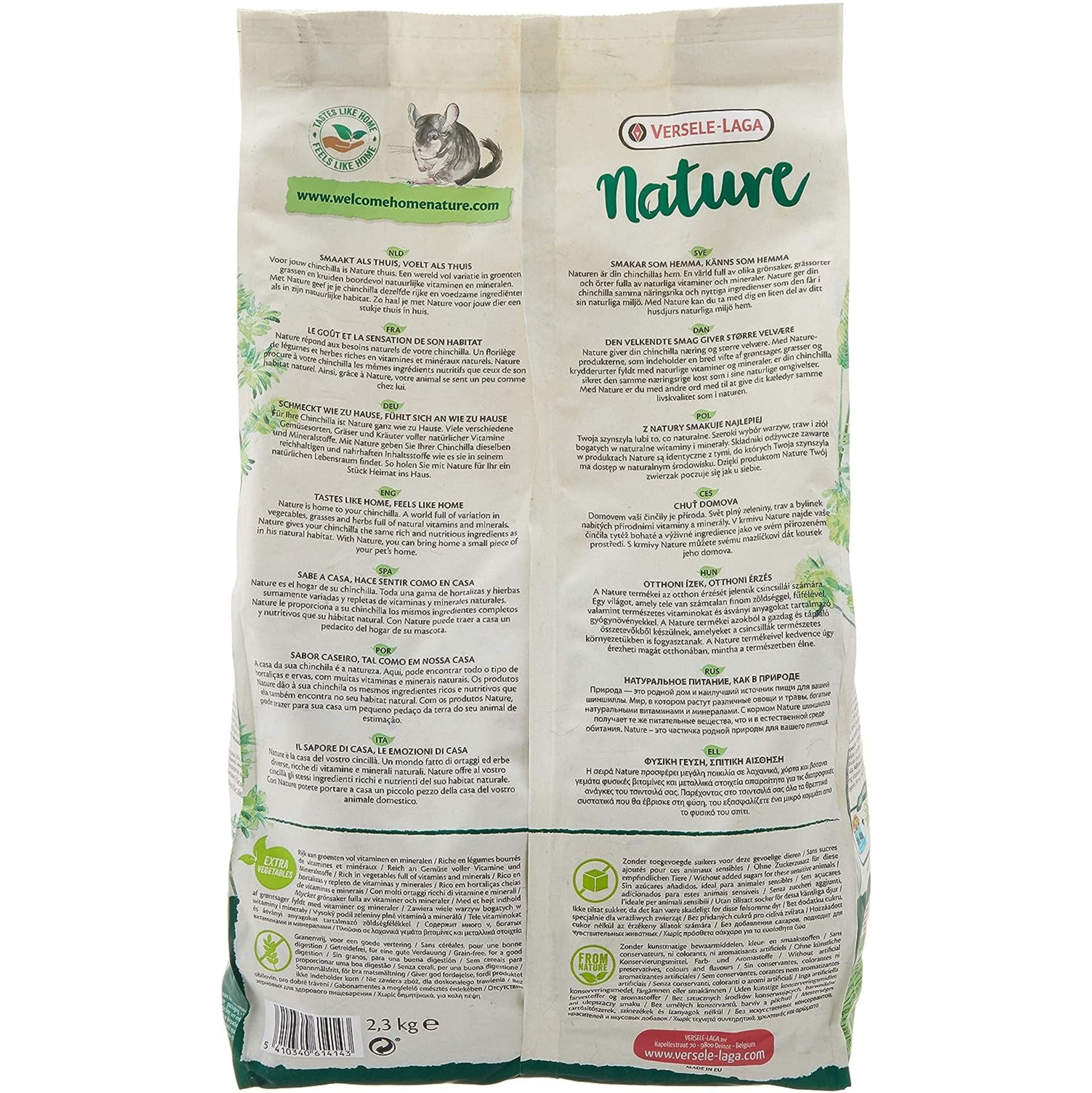 Chinchilla Nature 2.3Kg. Versele-Laga