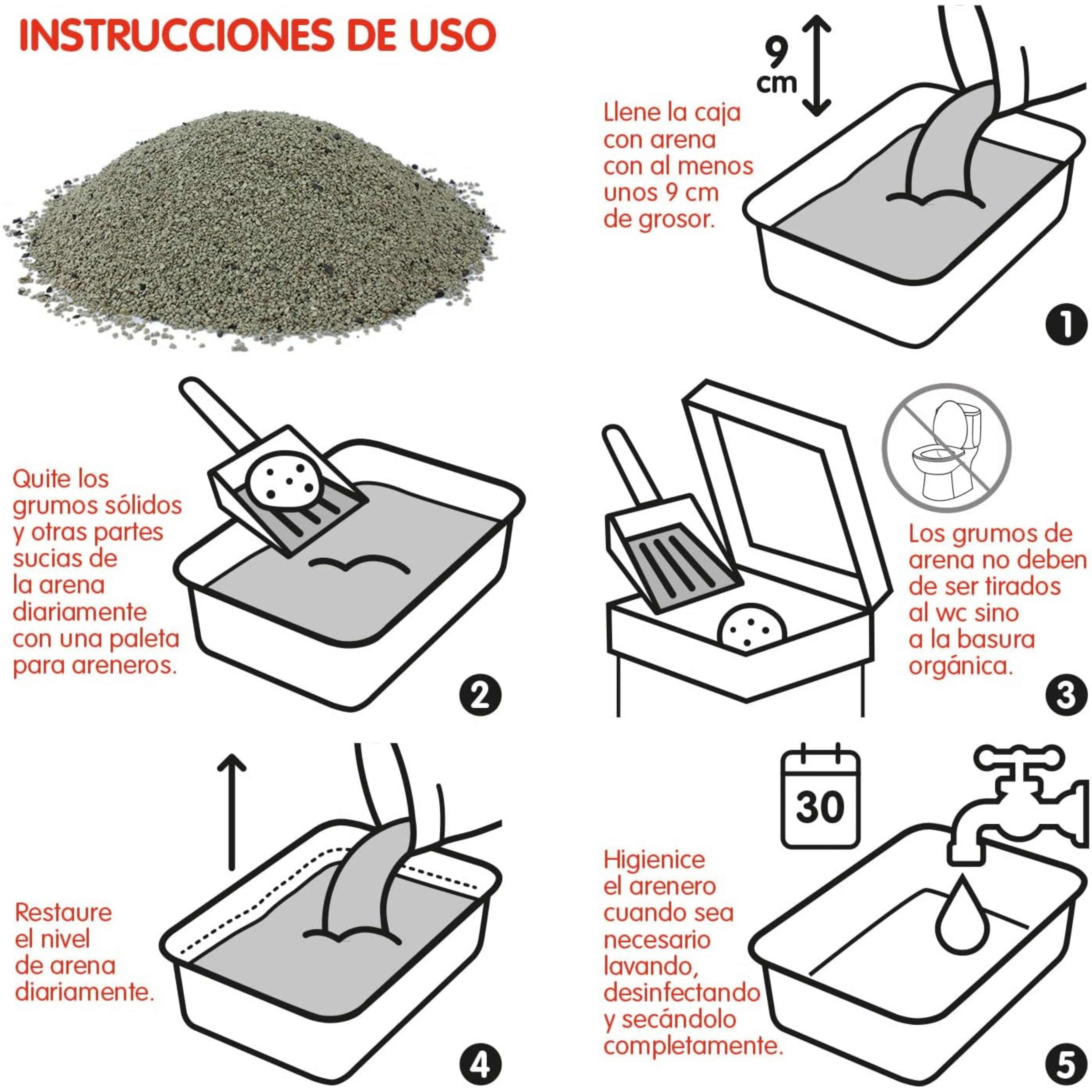 Arena Natural Bentonite Carbon Active 10 Kg