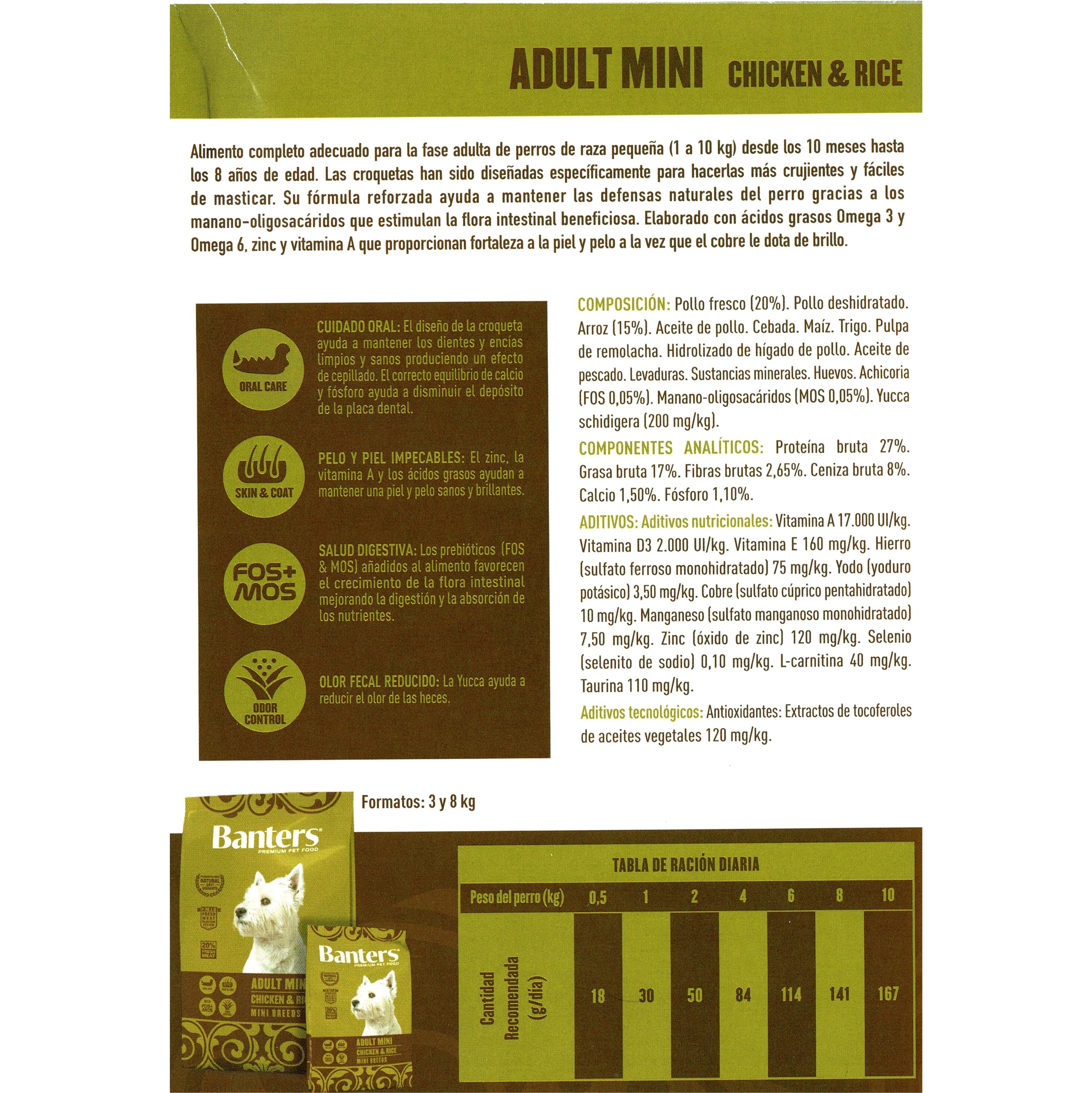 Banters Dog Adult Mini 8 Kg