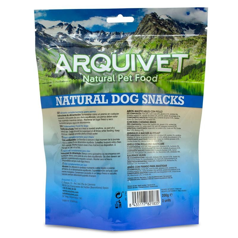 Aros Masticables Con Pollo 2 Uds./ 200Gr