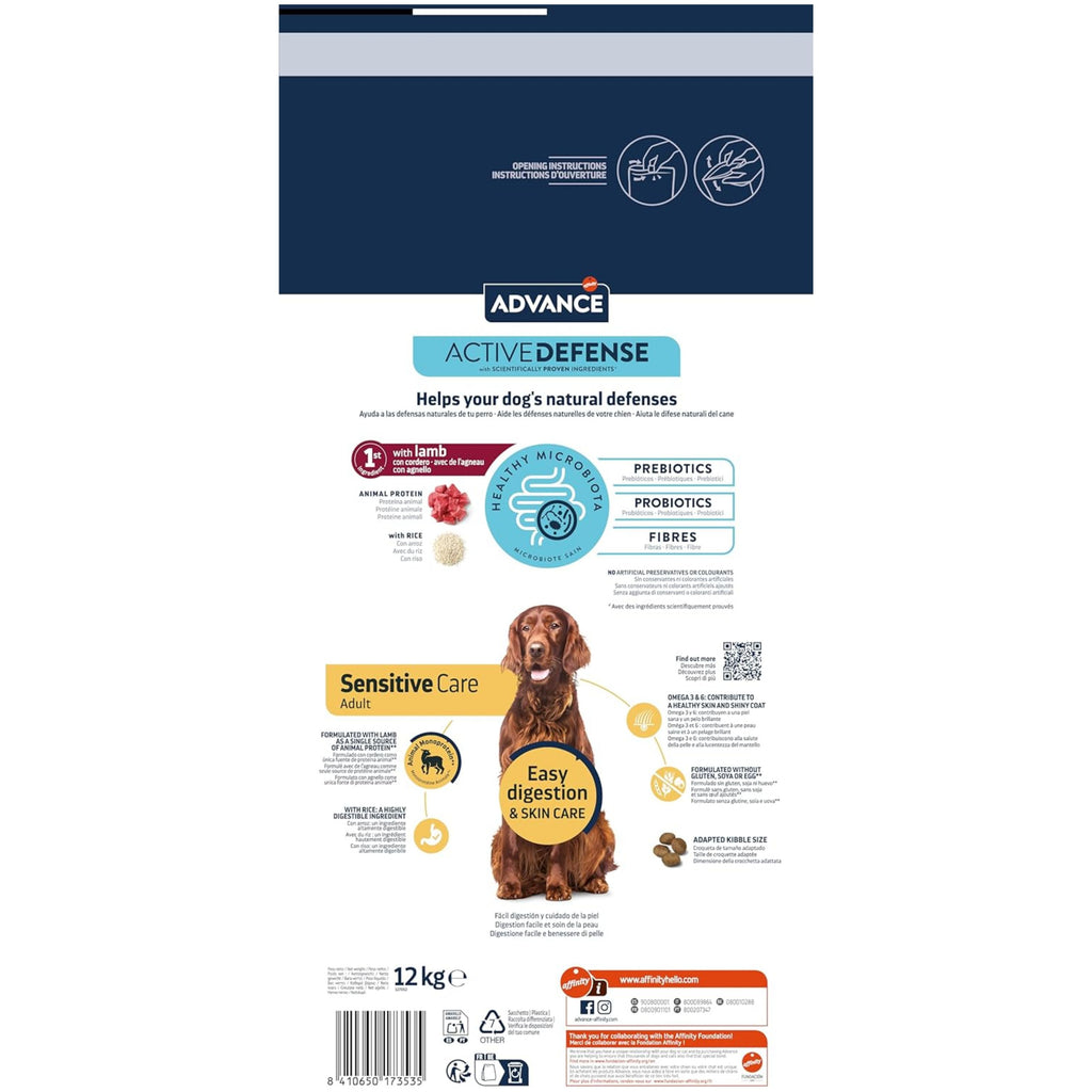 Advance Sensitive Lamb&Rice 3 Kg