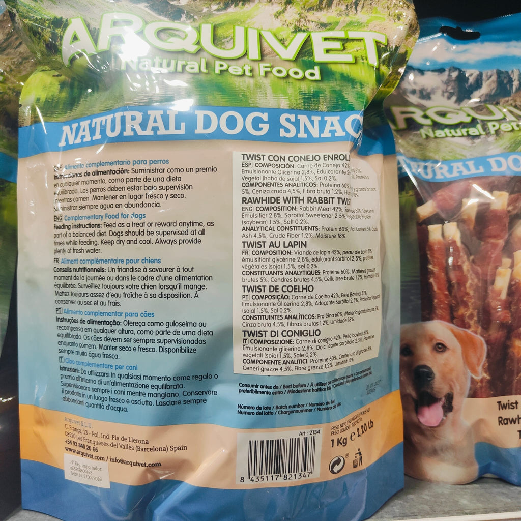 Twist Con Conejo Enrollado 1 Kg
