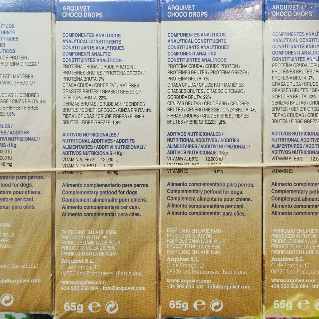 Choco Drops Arquivet 65 Gr