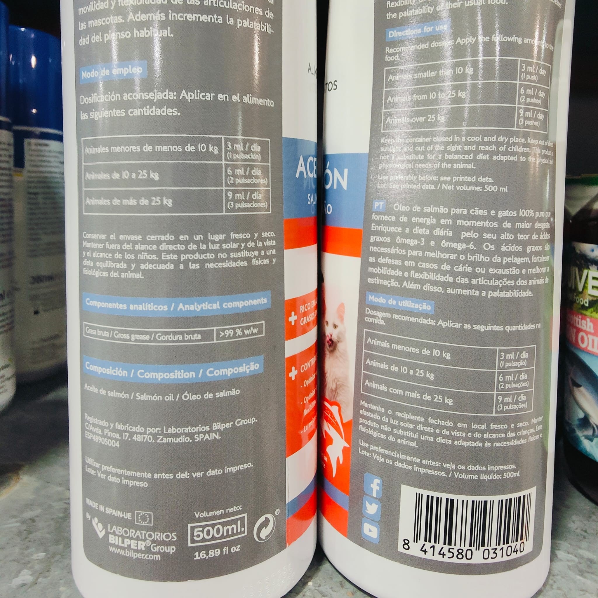 Aceite De Salmon 500Ml. Menforsan