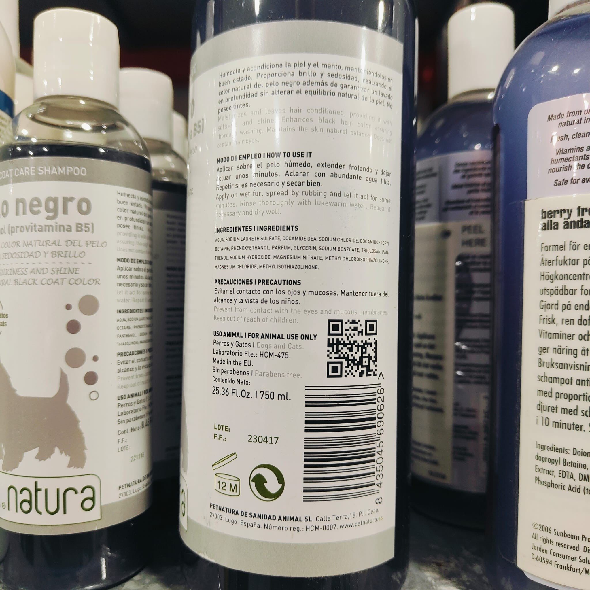 Champu Pelo Negro 250 Ml.Petnatura