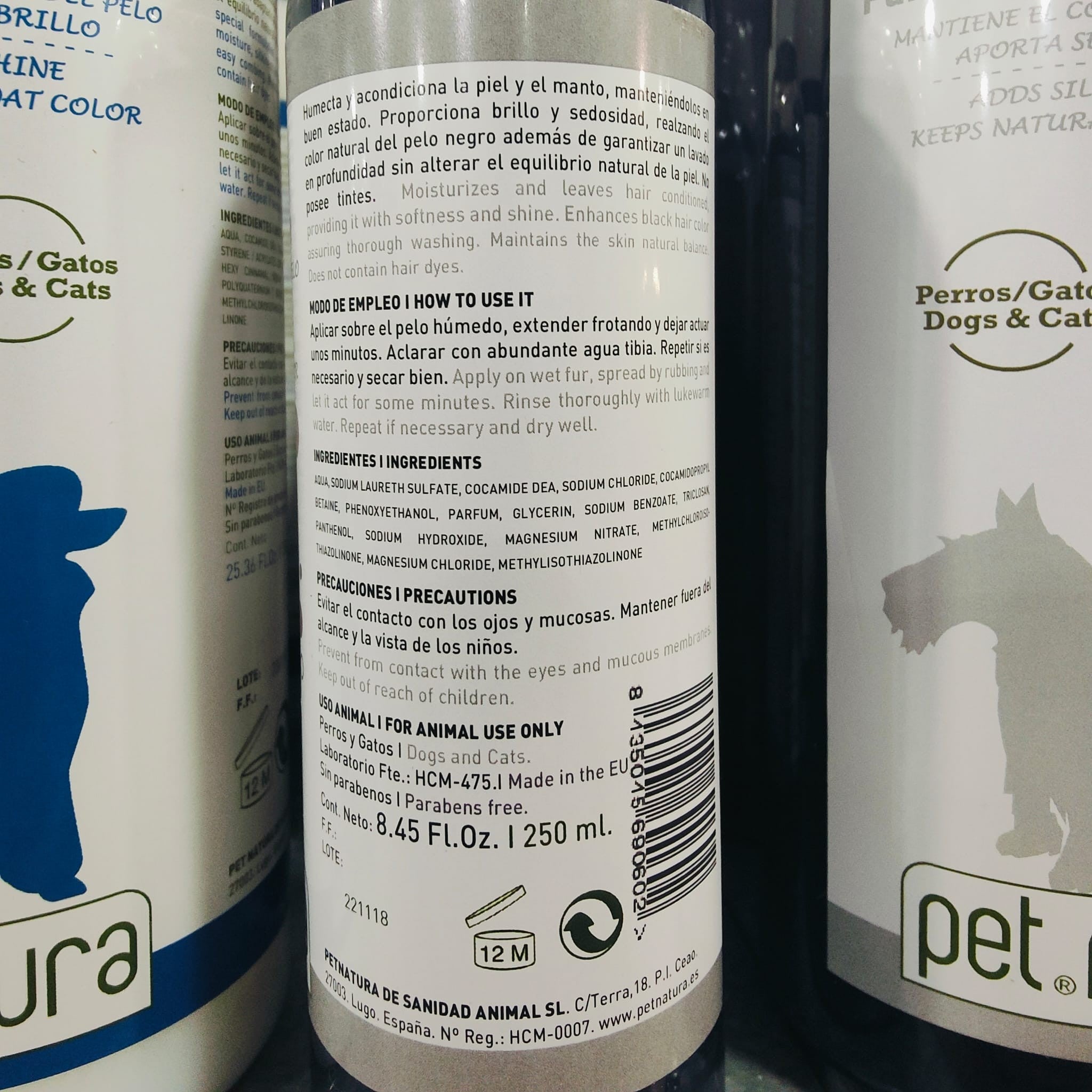 Champu Pelo Negro 750Ml. Petnatura