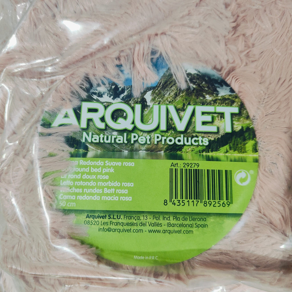 Cama Redonda Suave Rosa 50Cm