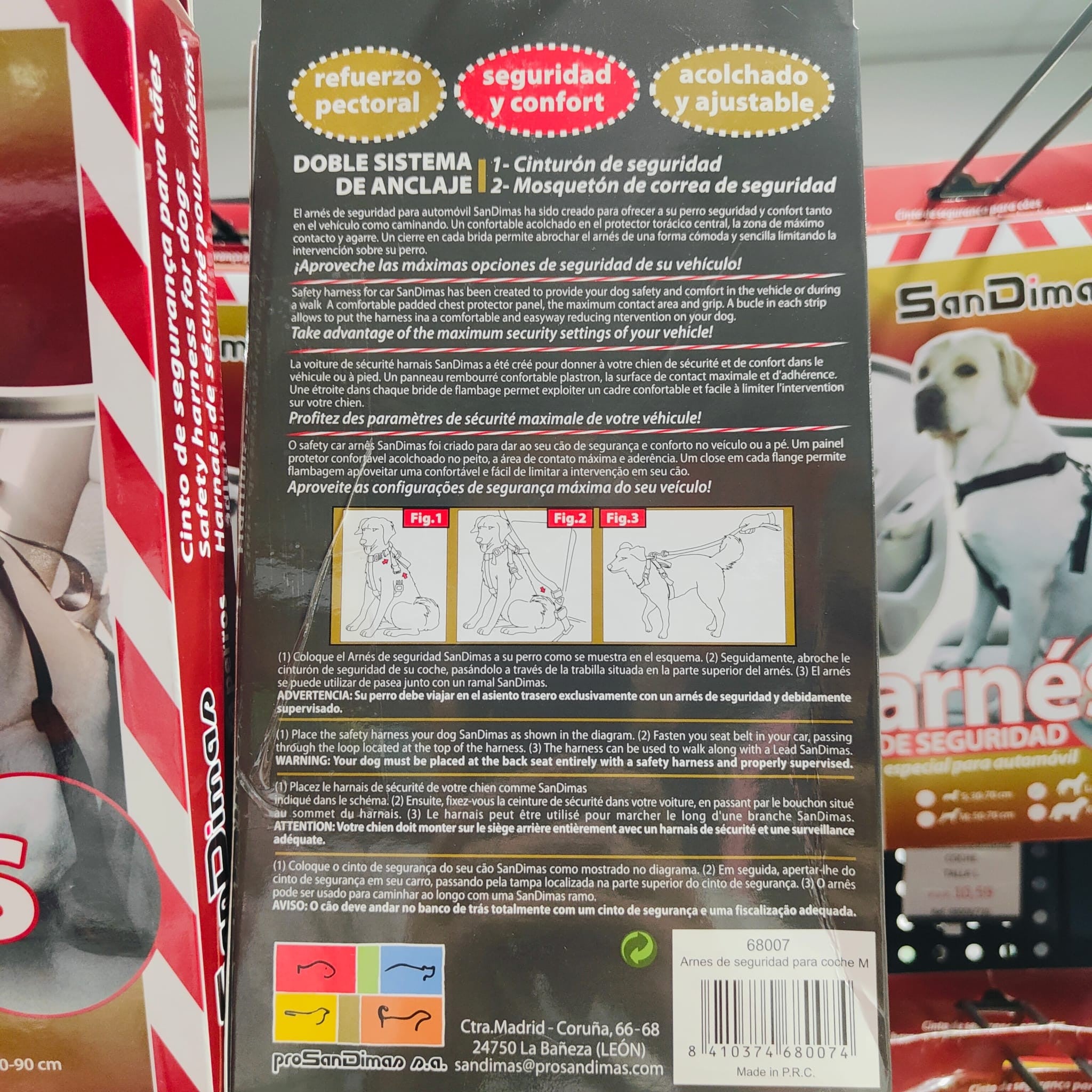 Arnes De Seguridad Coche T/L (70-90Cm)