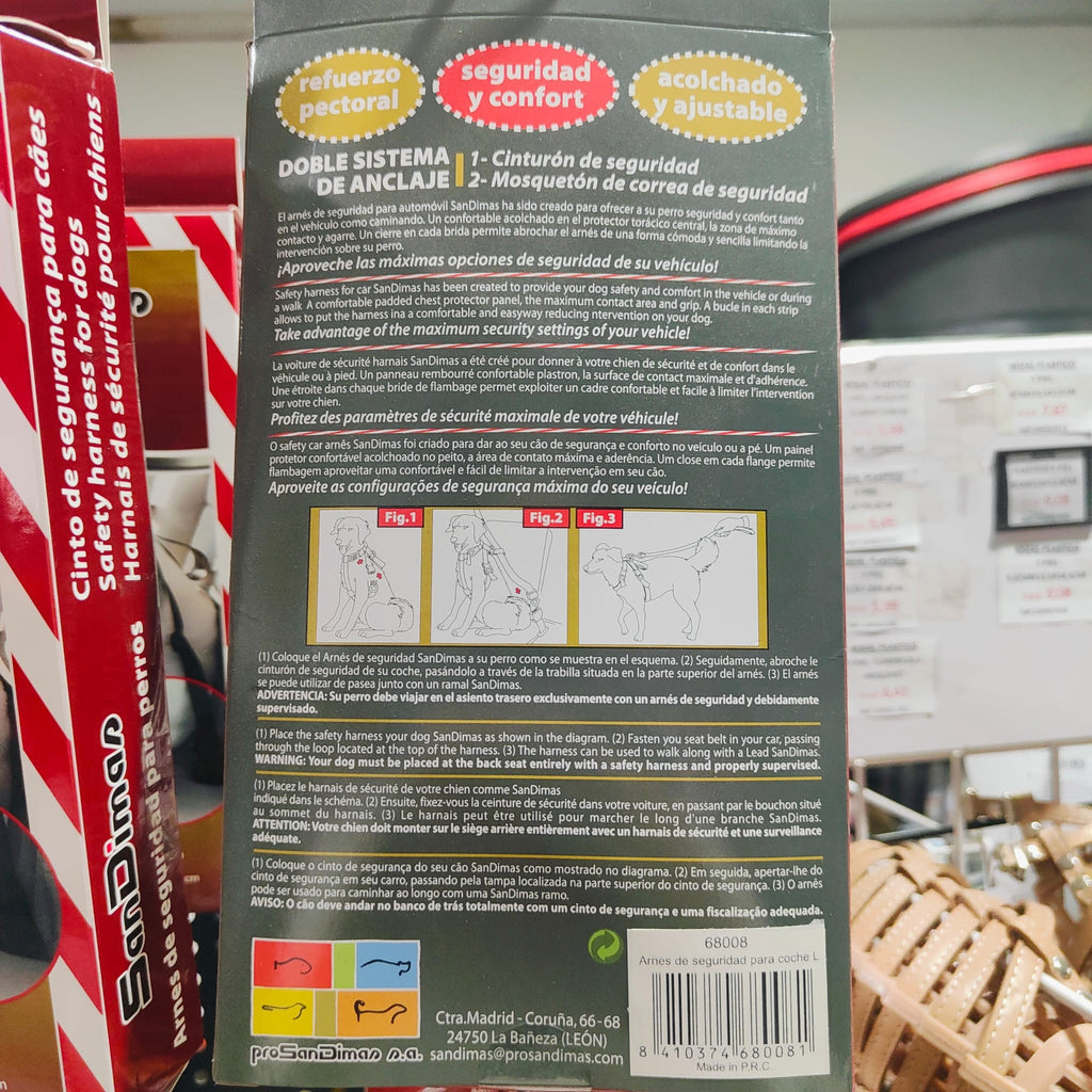 Arnes De Seguridad Coche T/L (70-90Cm)