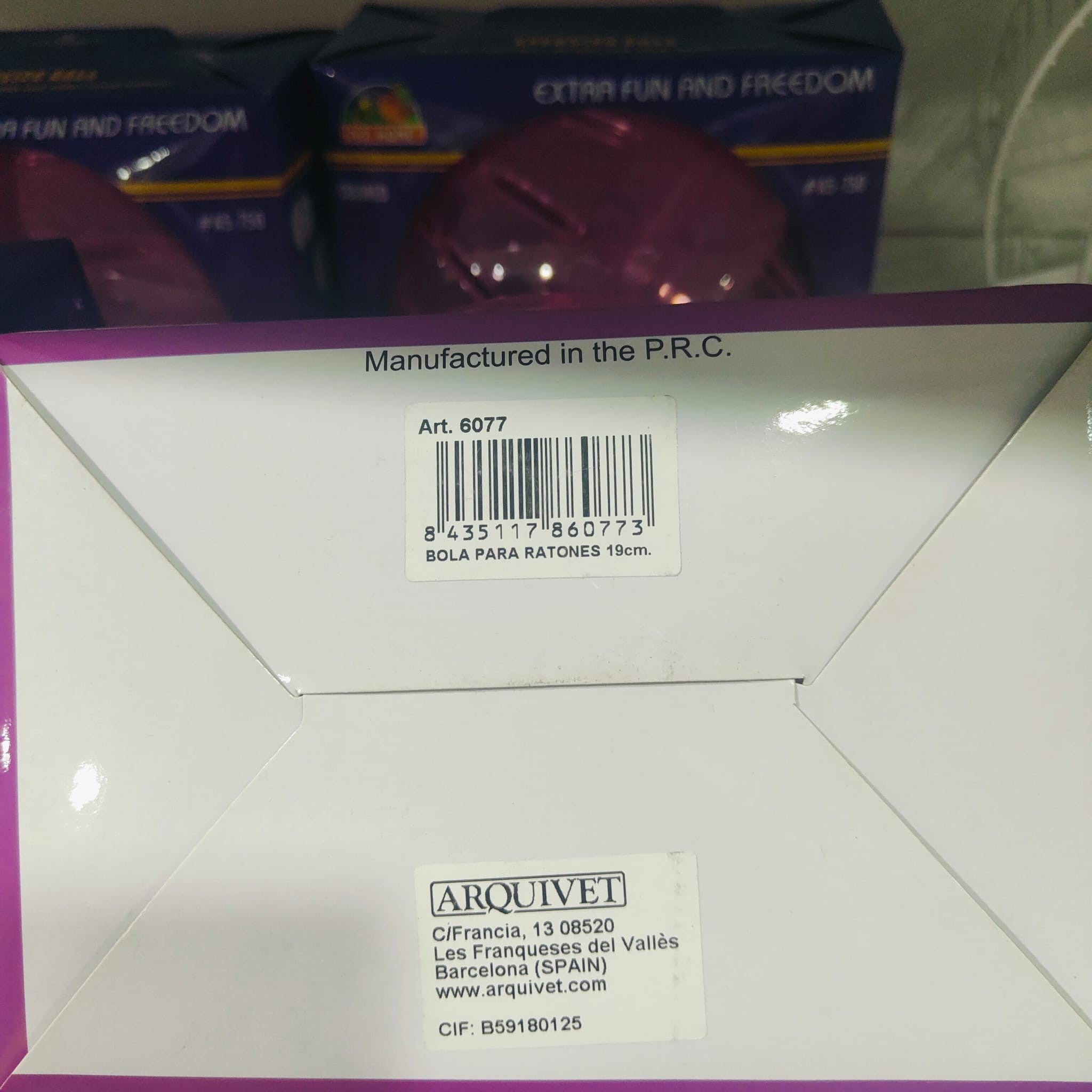 Bola Roedores Varios Colores 19Cm