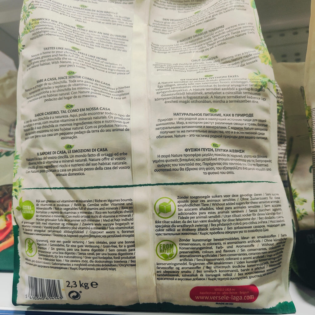 Chinchilla Nature 2.3Kg. Versele-Laga