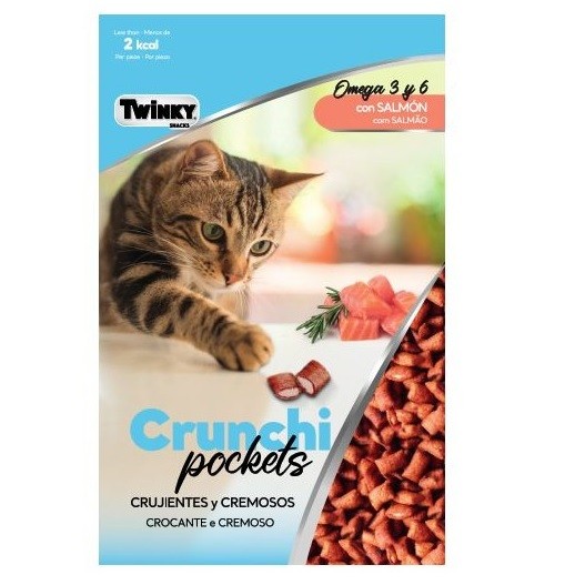 Twinky Crunchi Pockets Salmon 50Gr