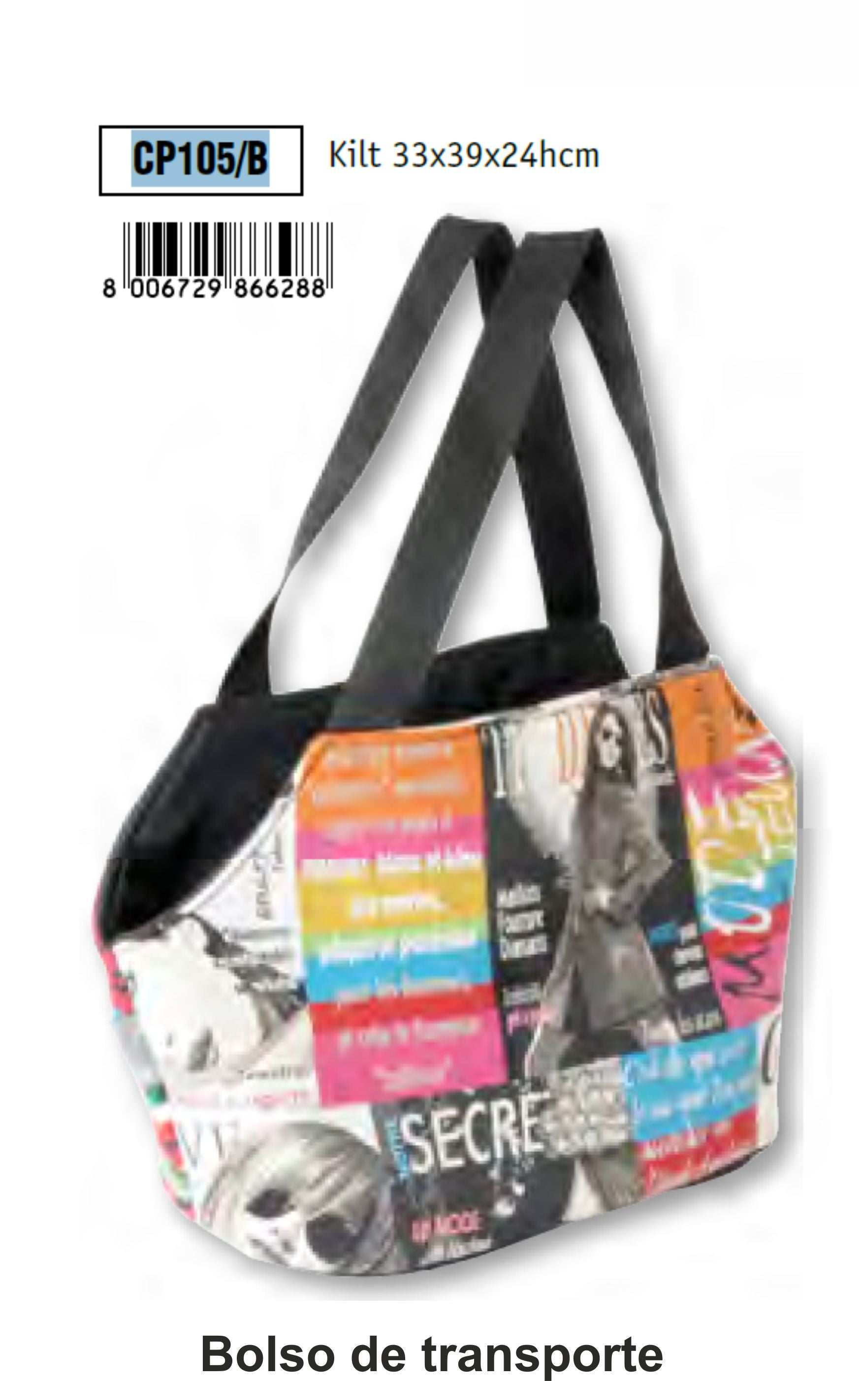 Bolso Transporte Face 33X39X24H Cm